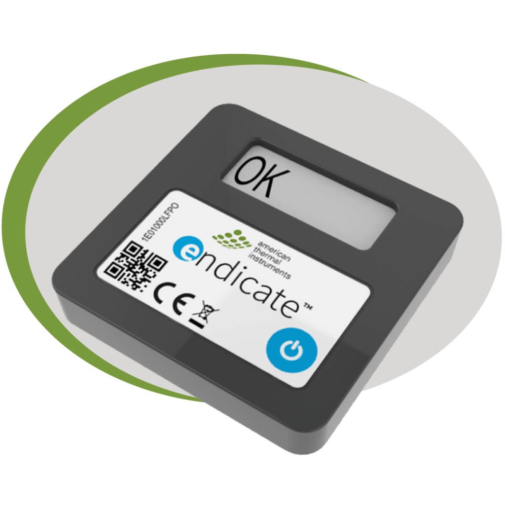 Endicate™ Temperature Monitor w/ Liquid Crystal Display (LCD) Electronic temperature indicator